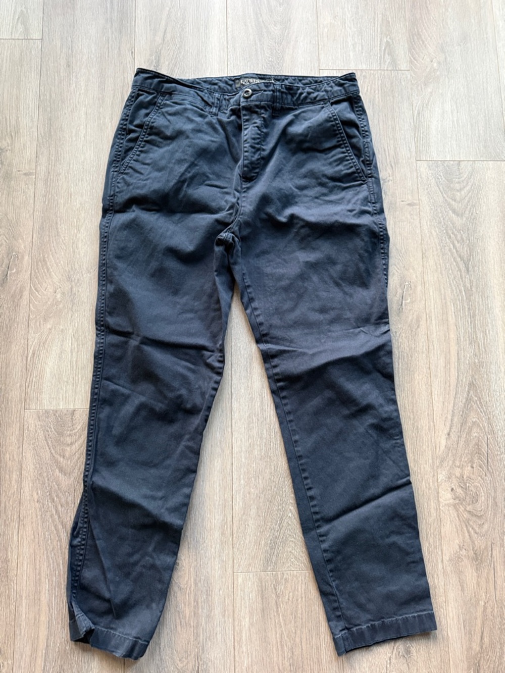 Ralph Lauren Straight Leg Pants in Navy